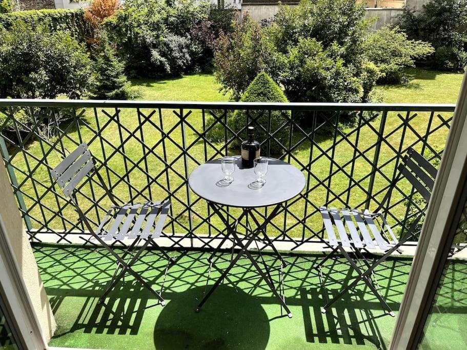 Superbe Appartement Avec Belle Vue Jardin Paříž Exteriér fotografie